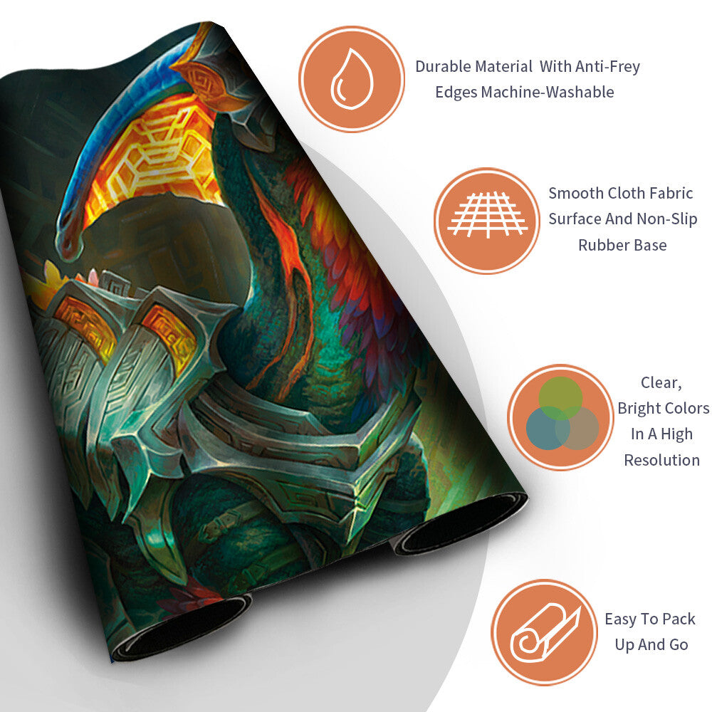 CAVERN STOMPER - Magic The Gathering MTG Playmat TCG CCG MTG Playmat Stitched Edge