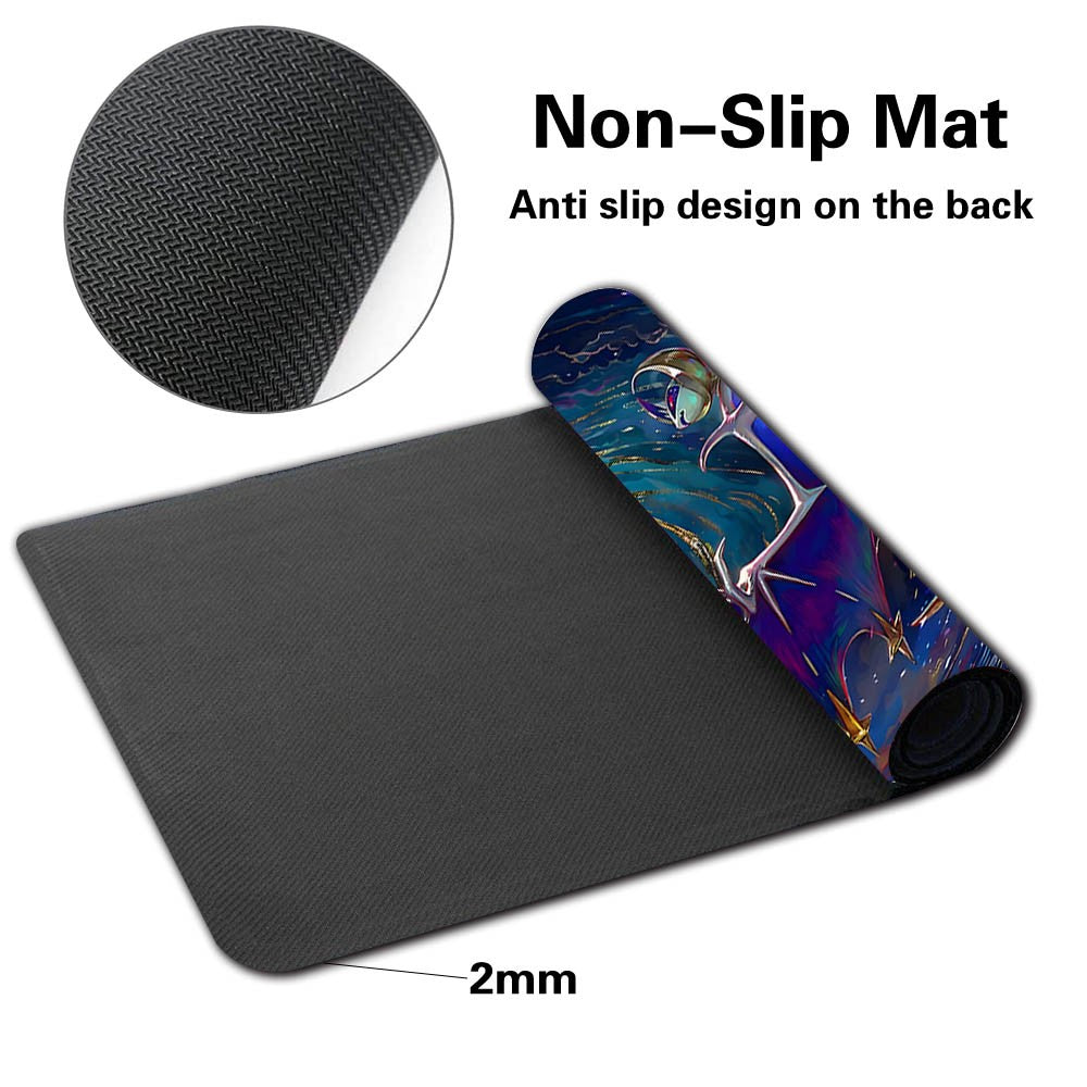 640673 - Board Game Pokemon Solgaleo Playmat Stitched Edge Games Mousepad Play Mat of TCG