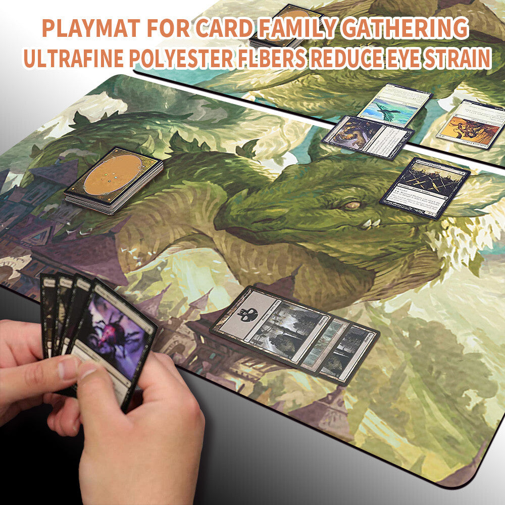 BEANSTALK WURM - Magic The Gathering MTG Playmat TCG CCG MTG Playmat Stitched Edge