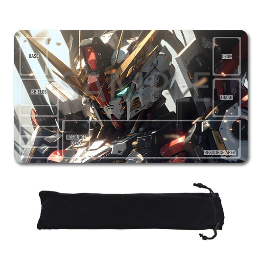 GCG Playmat Suitable for Gundam, includes Storage Bag, 24 x 14 inches (GD510144)