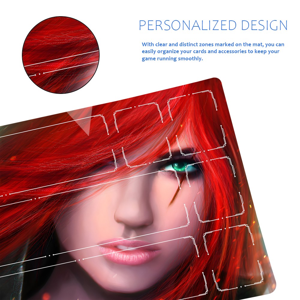 Katarina - League Of Legends Riftbound Playmat 24x14 in + Free Storage Bag