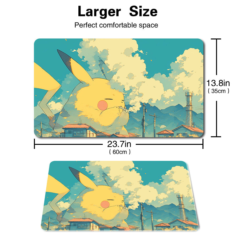 146521 - Board Game Pokemon Pikachu Playmat Stitched Edge Games Mousepad Play Mat of TCG