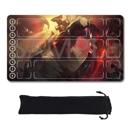 Asmund - League Of Legends Riftbound Playmat 24x14 in + Free Storage Bag