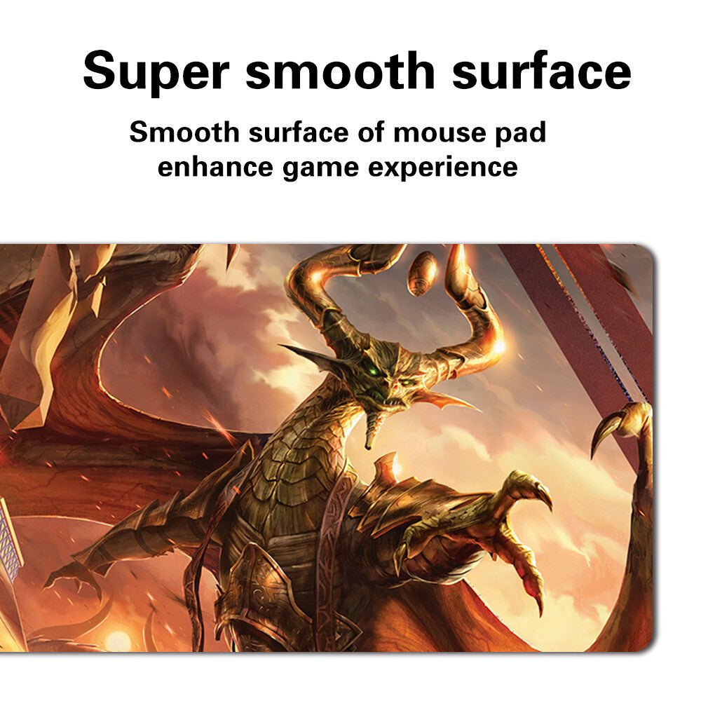 Nicol Bolas, God-Pharaoh - Board Game MTG Playmat Games Mousepad Play Mat of TCG Stitched Edge