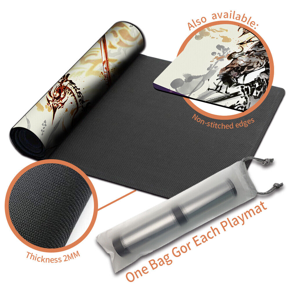 SATORU UMEZAWA - Board Game MTG Playmat Magic The Gathering Playmat Stitched Edge