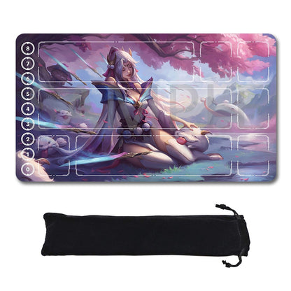 Irelia - League Of Legends Riftbound Playmat 24x14 in + Free Storage Bag