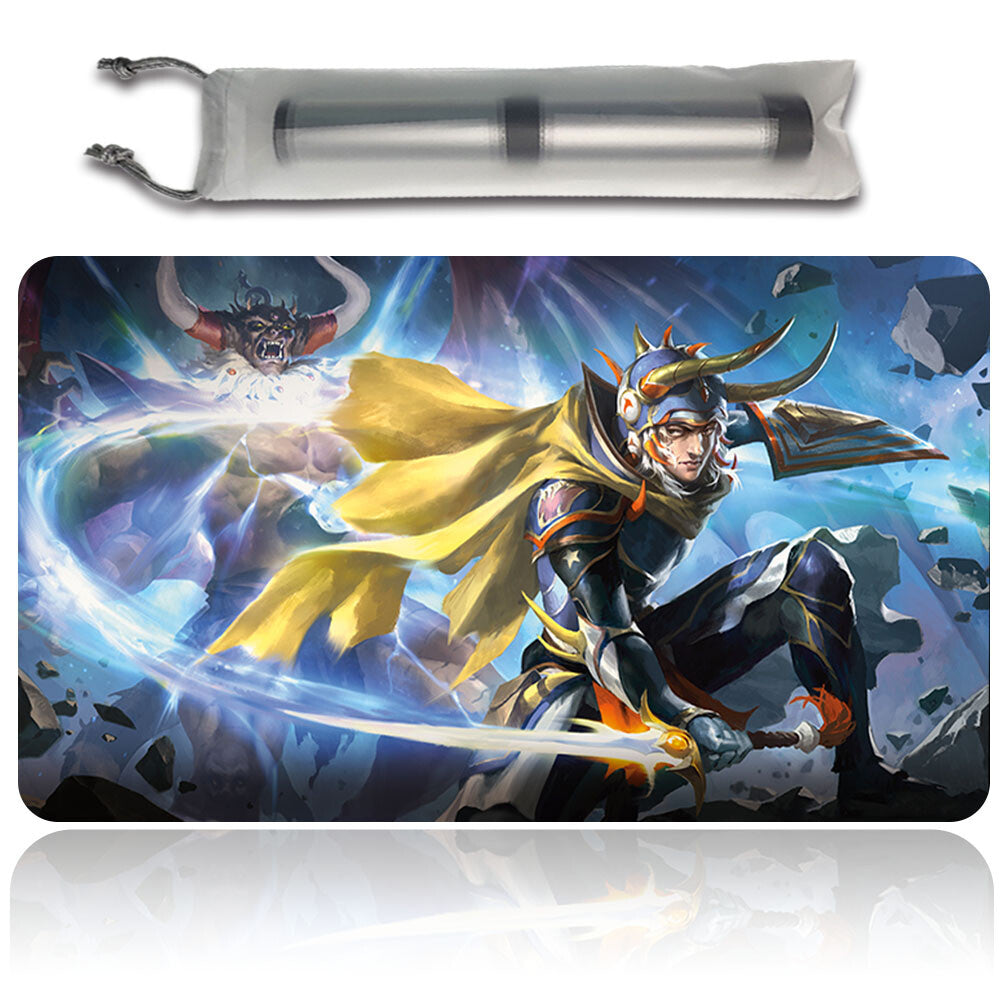 SLASH OF LIGHT - Magic The Gathering MTG Playmat TCG CCG MTG Playmat Stitched Edge