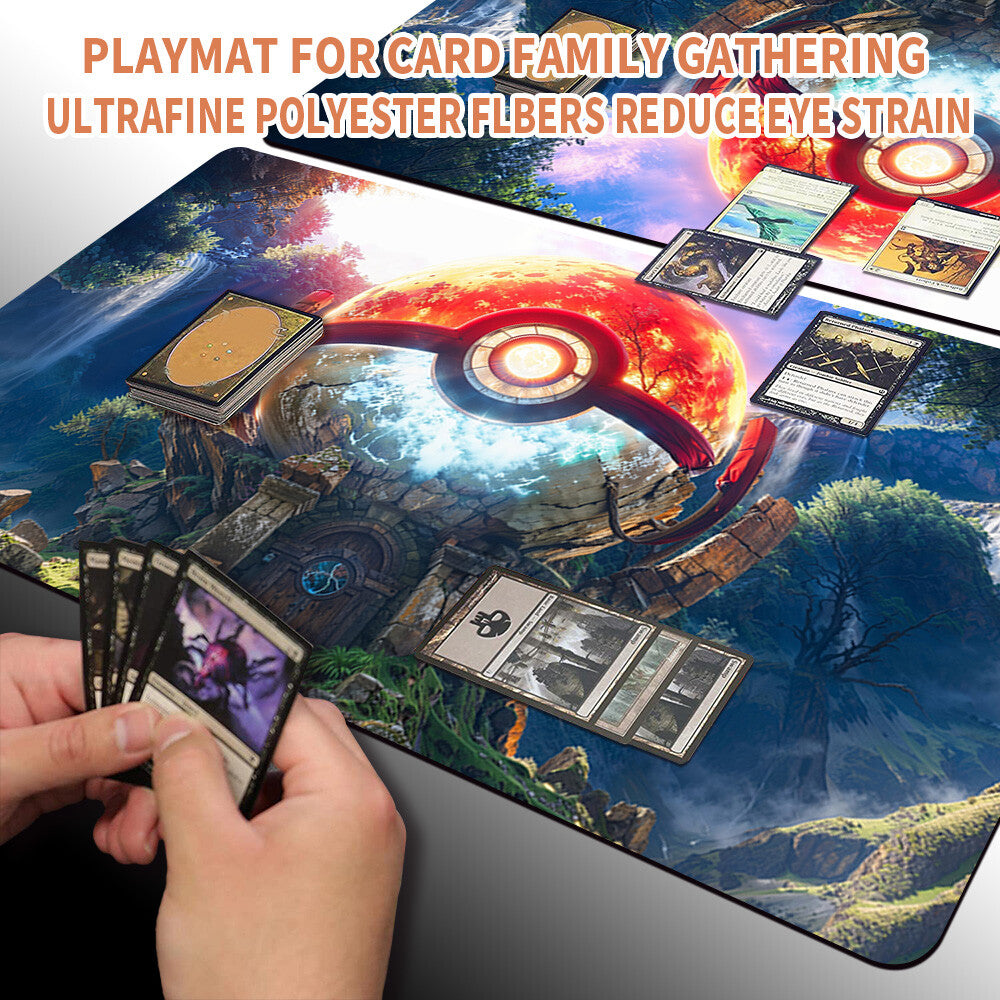 New Pokemon Playmat Stitched Edge with Free Bag | Pokemon TCG Playmat Stitched Edge | 1351987