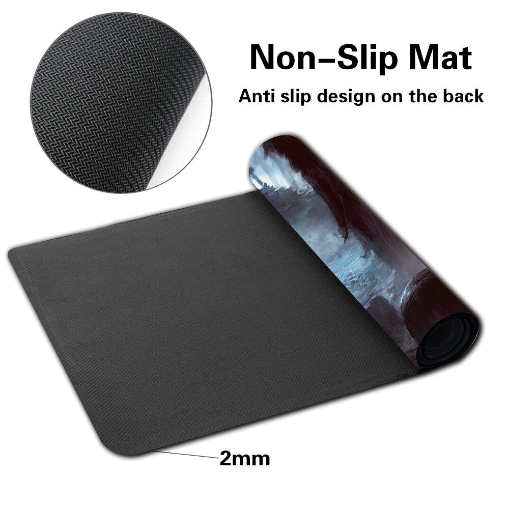 Haunted-Fengraf - Board Game MTG Playmat Games Mousepad Play Mat of TCG Stitched Edge