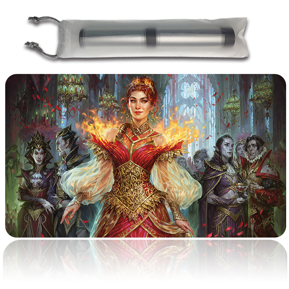 CHANDRA, DRESSED TO KILL -Board Game MTG Playmat Mousepad Playmat of MTG TCG CCG Stitched Edge