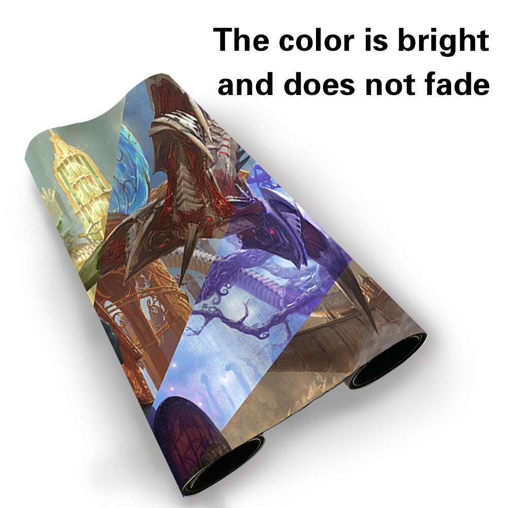 Begin the Invasion - Board Game MTG Playmat Mousepad Playmat of TCG CCG Stitched Edge