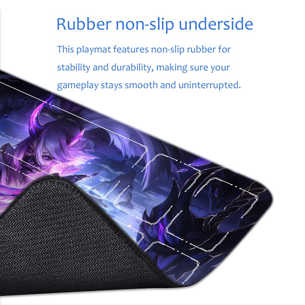 Akali - League Of Legends Riftbound Playmat 24x14 in + Free Storage Bag