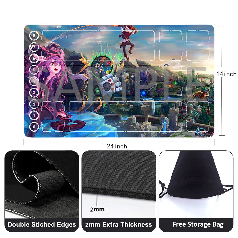 League Of Legends Riftbound Playmat 24x14 in + Free Storage Bag - 588499