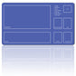 Blue - Board Game MTG Playmat Games Mousepad Table Mats Play Mat of TCG Stitched Edge
