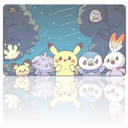 742604 - Board Game Pokemon Pikachu Playmat Stitched Edge Games Mousepad Play Mat of TCG