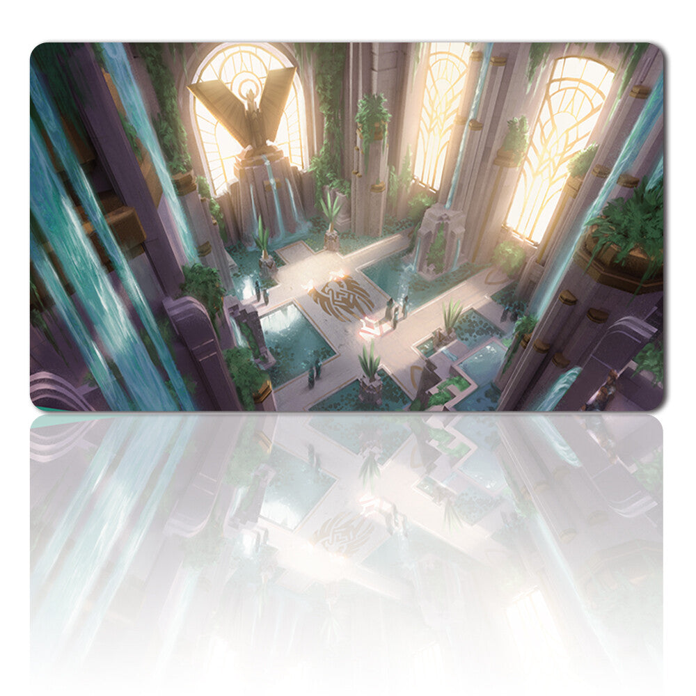 SPARA'S HEADQUARTERS Magic The Gathering MTG Playmat TCG CCG MTG Playmat Stitched Edge