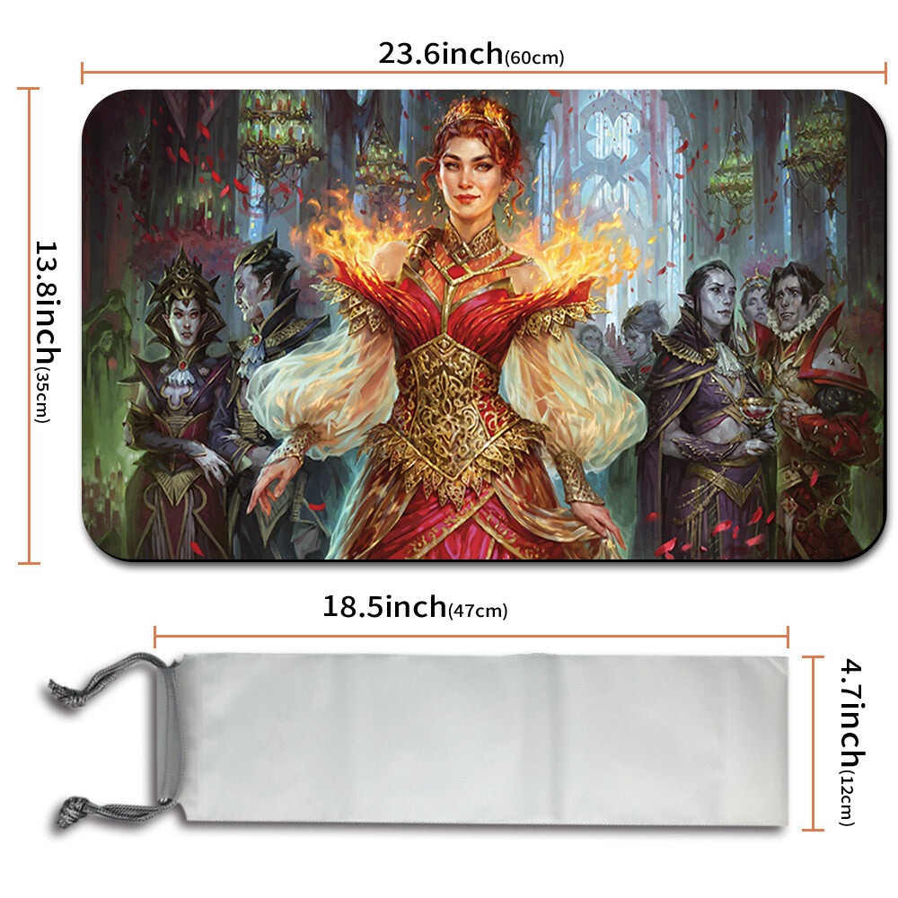 CHANDRA, DRESSED TO KILL -Board Game MTG Playmat Mousepad Playmat of MTG TCG CCG Stitched Edge