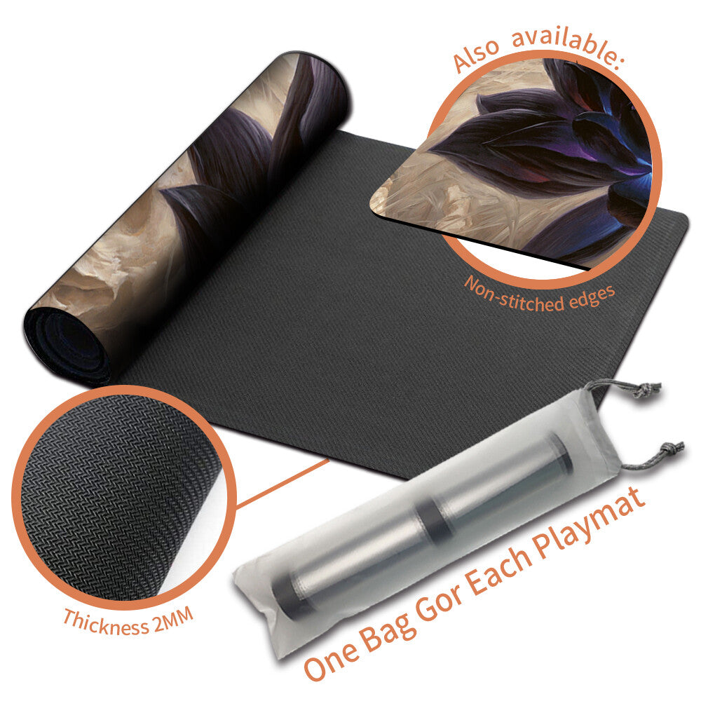 Black-Lotus - Board Game MTG Playmat Mousepad Playmat of TCG CCG Size 60X35CM Stitched Edge