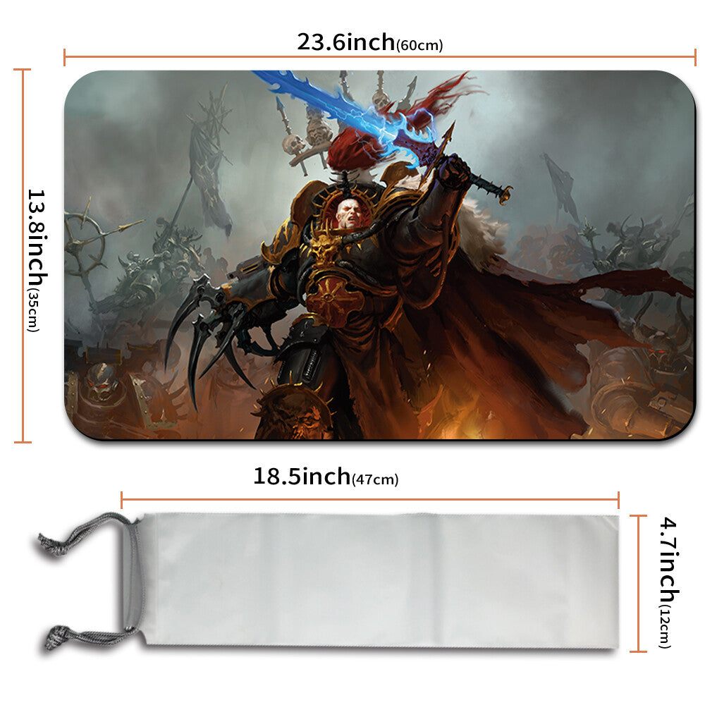 ABADDON, THE DESPOILER - Board Game MTG Playmat Magic The Gathering Playmat Stitched Edge