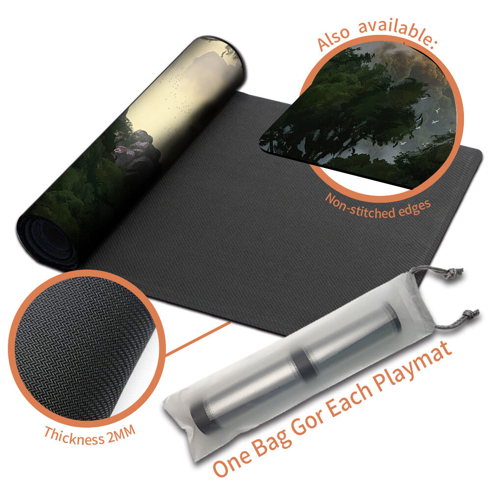 Rootbound Crag - Magic The Gathering MTG Playmat TCG CCG MTG Playmat Stitched Edge