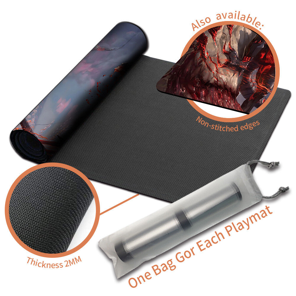 Urabrask - Magic The Gathering MTG Playmat TCG CCG MTG Playmat Stitched Edge