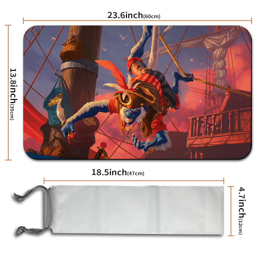 DOCKSIDE EXTORTIONIST - Board Game MTG Playmat Mousepad Playmat of MTG TCG CCG Stitched Edge