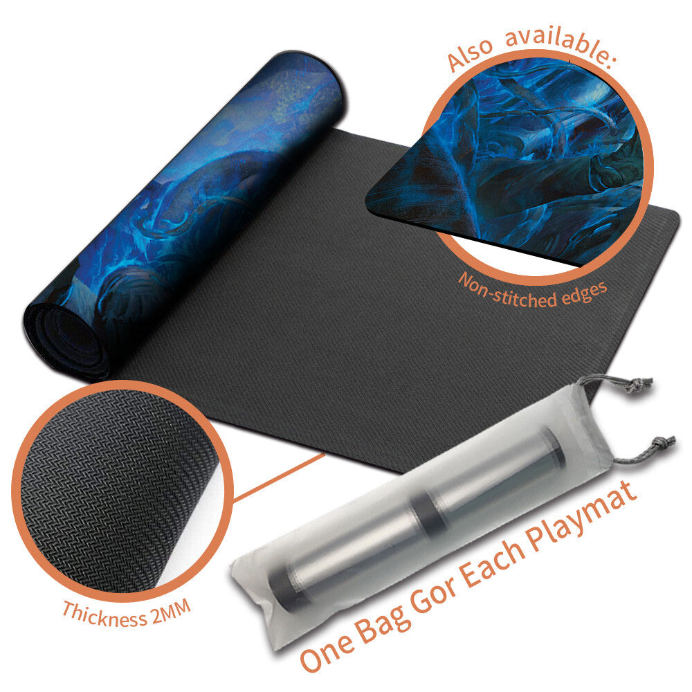 THE CYBER-CONTROLLER - Magic The Gathering MTG Playmat TCG CCG MTG Playmat Stitched Edge