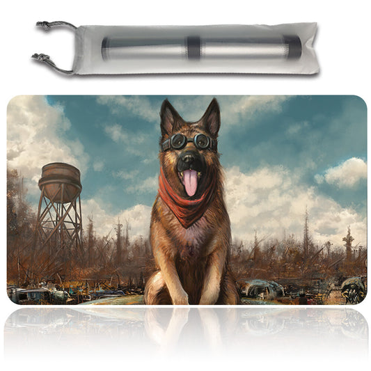 DOGMEAT, EVER LOYAL - Magic The Gathering MTG Playmat TCG CCG MTG Playmat Stitched Edge