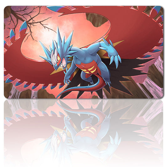 3882248 - Board Game Pokemon Roaring Moon Playmat Stitched Edge Games Mousepad Play Mat of TCG