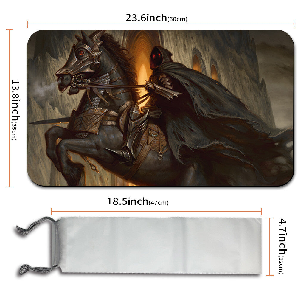 NAZGUL - Magic The Gathering MTG Playmat TCG CCG MTG Playmat Stitched Edge