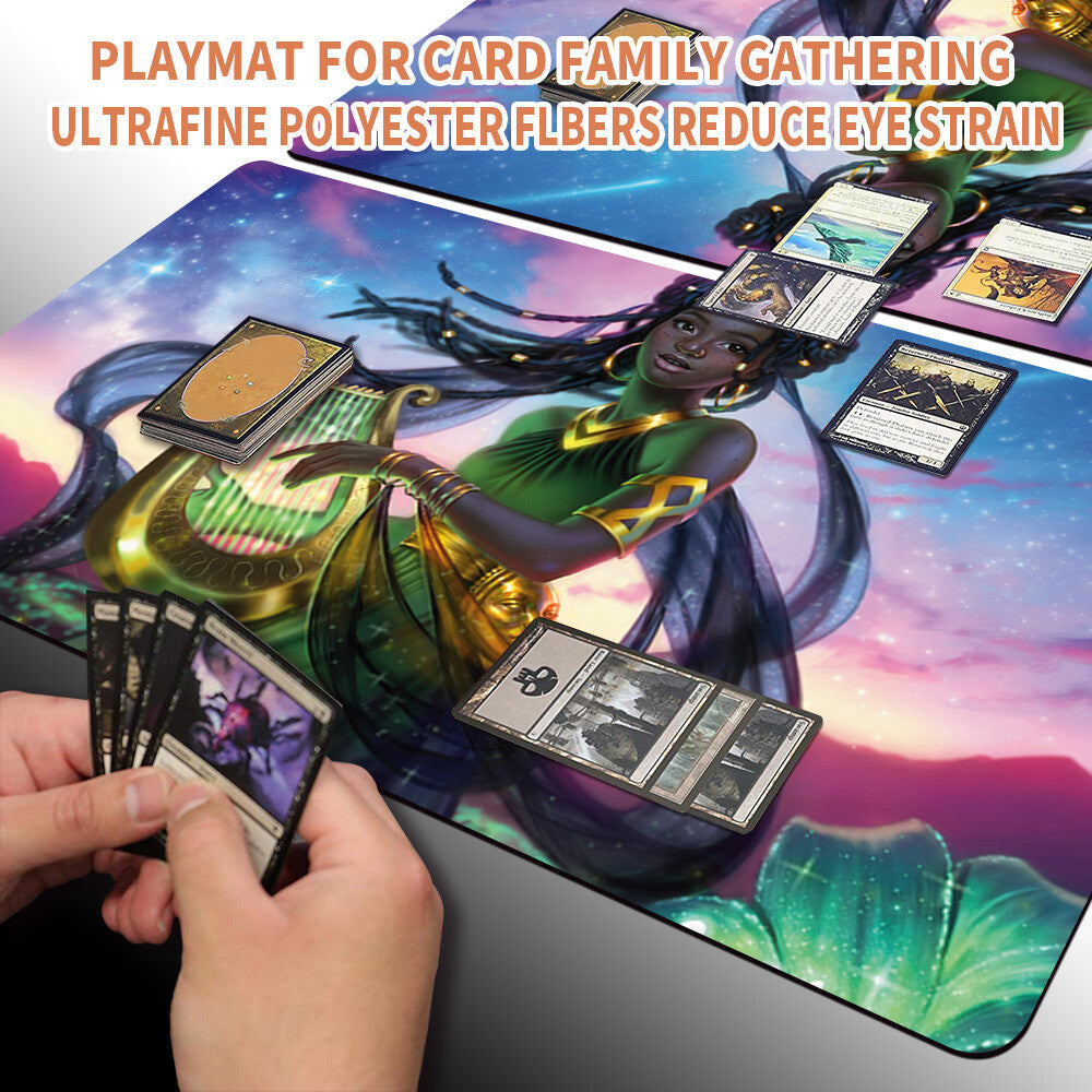 NARCI, FABLE SINGER - Magic The Gathering MTG Playmat TCG CCG MTG Playmat Stitched Edge