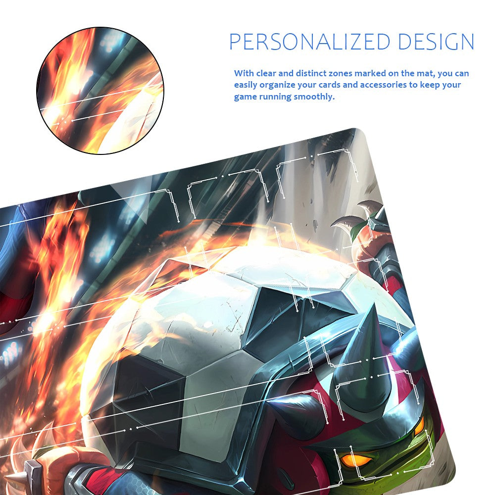 Lee Sin - League Of Legends Riftbound Playmat 24x14 in + Free Storage Bag