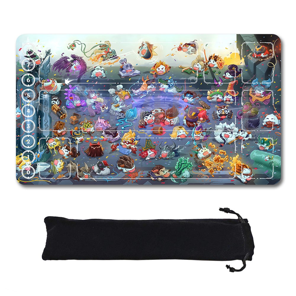 Poro - League Of Legends Riftbound Playmat 24x14 in + Free Storage Bag