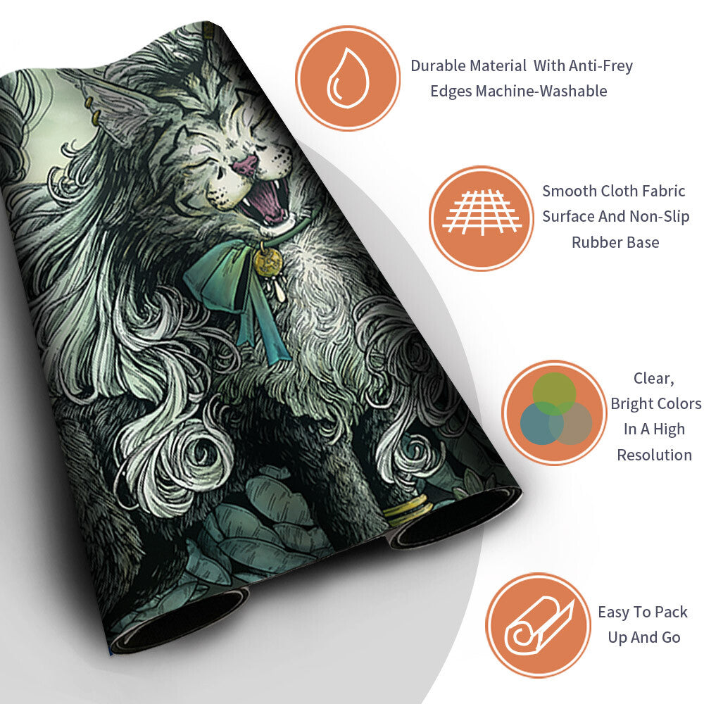 Arahbo, Roar of the World - Magic The Gathering MTG Playmat TCG CCG MTG Playmat Stitched Edge