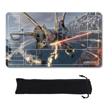GCG Playmat Suitable for Gundam, includes Storage Bag, 24 x 14 inches (1287239)