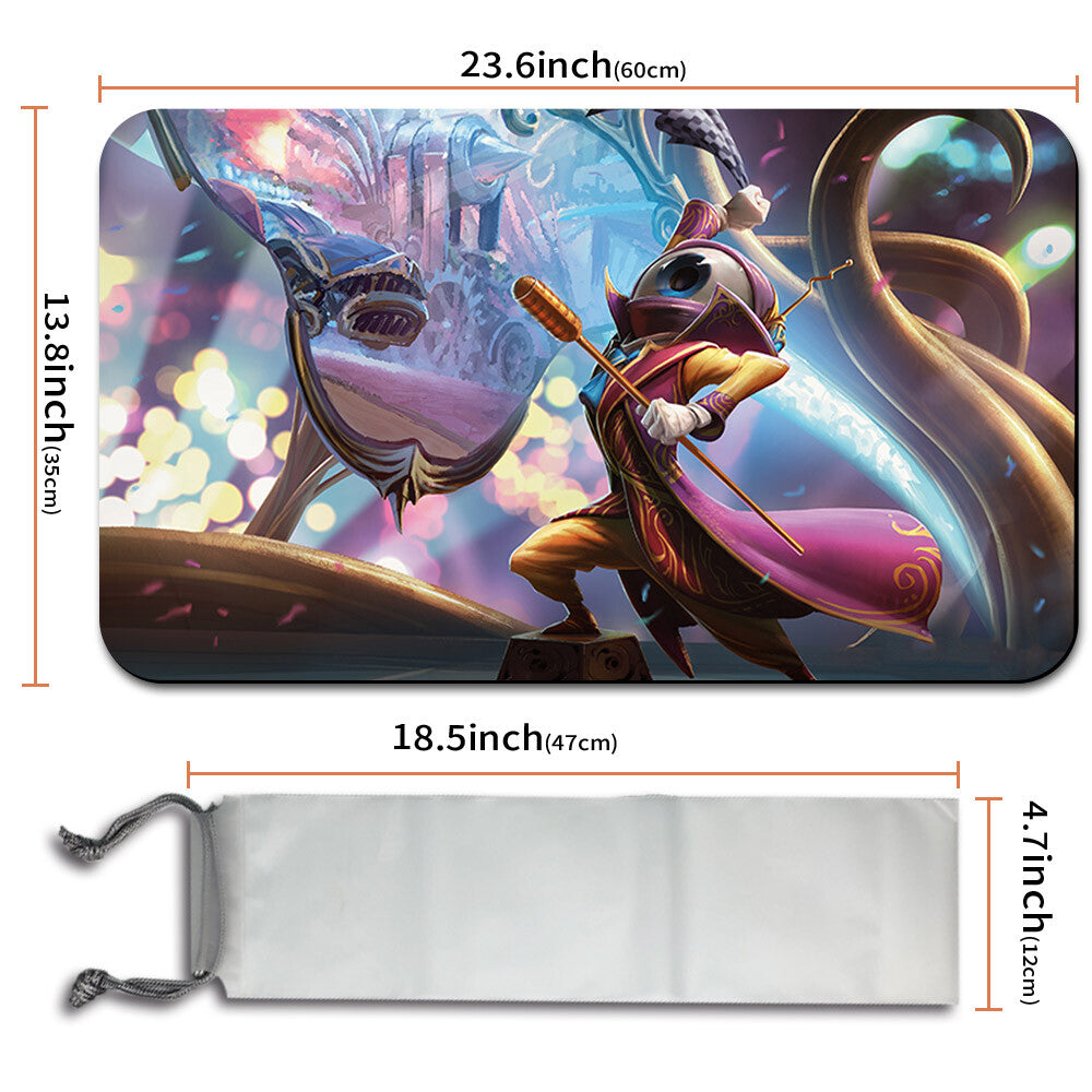 VNWXT, VERBOSE HOST - Magic The Gathering MTG Playmat TCG CCG MTG Playmat Stitched Edge