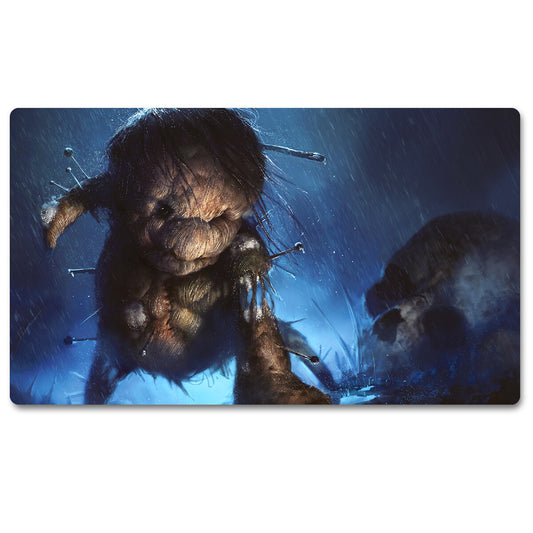 Stuffy Doll Magic The Gathering MTG Playmat TCG CCG MTG Playmat Stitched Edge