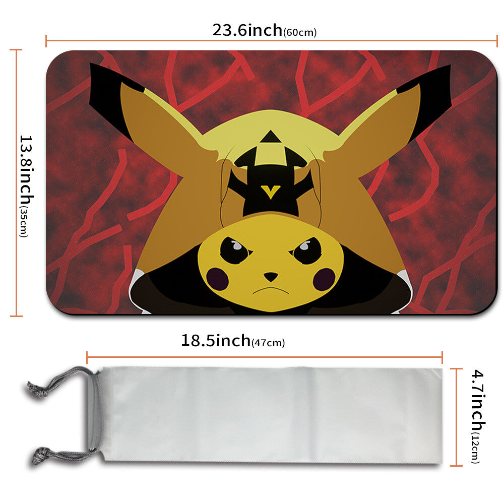 New Pokemon Pikachu Playmat Stitched Edge with Free Bag | Pokemon TCG Playmat Stitched Edge | 1351835