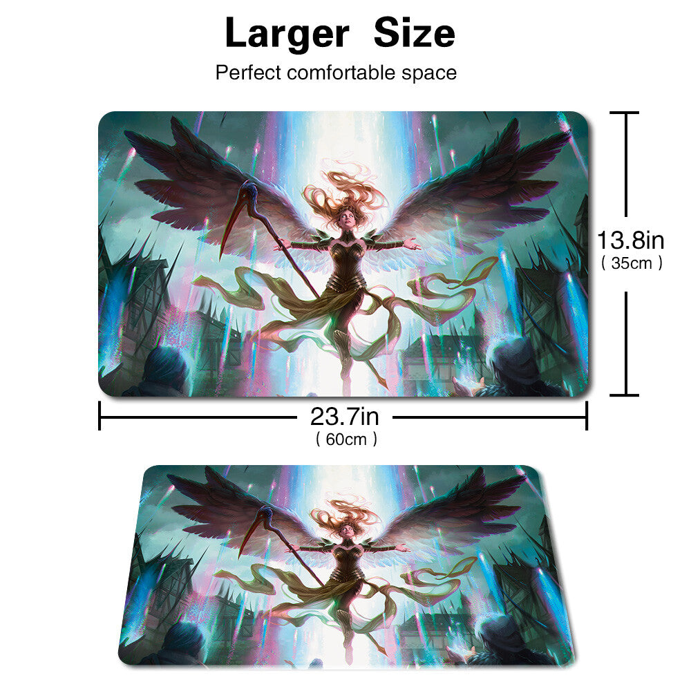 SIGARDA, FONT OF BLESSINGS - Board Game MTG Playmat Games Play Mat of TCG CCG Stitched Edge