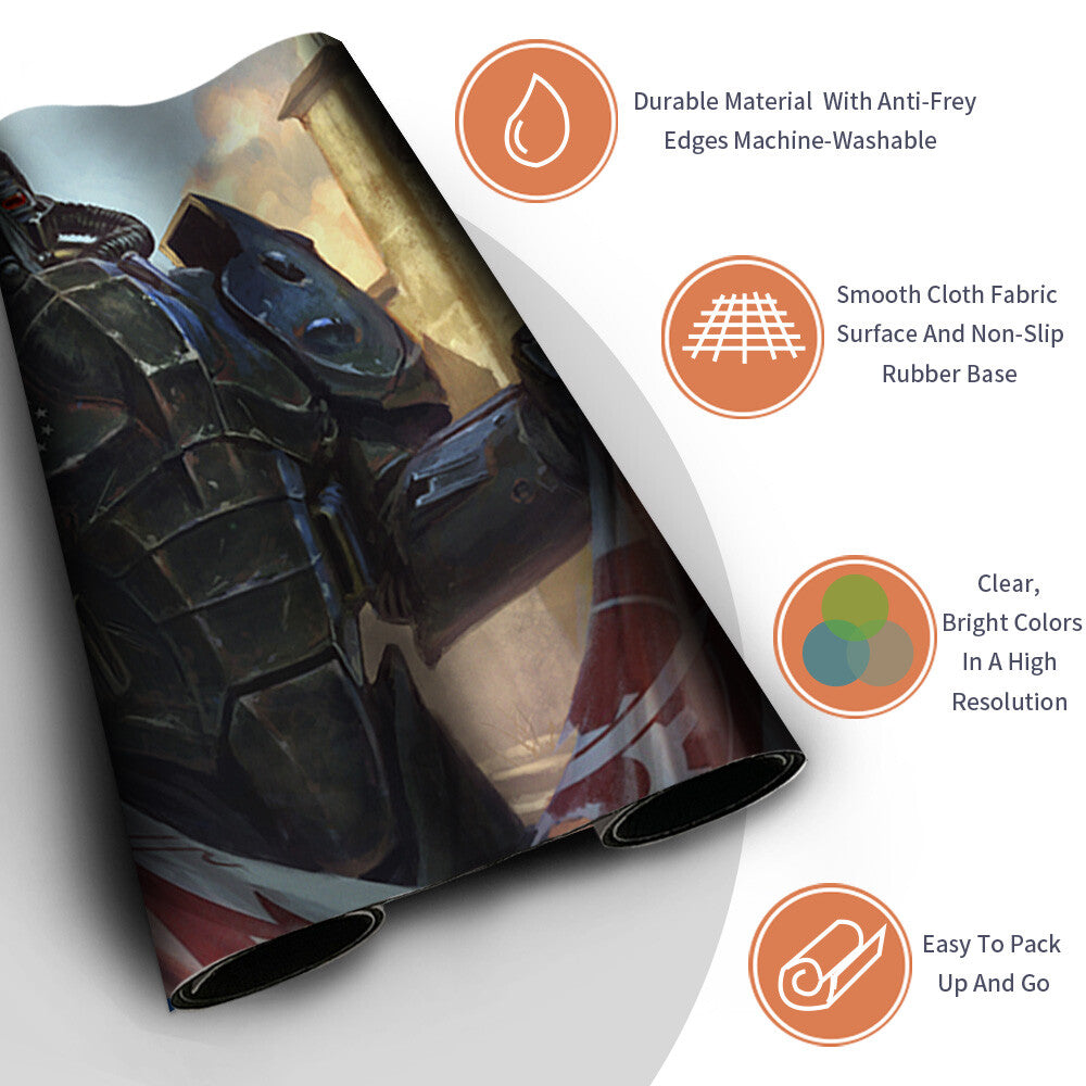 Power Armor - Magic The Gathering MTG Playmat TCG CCG MTG Playmat Stitched Edge