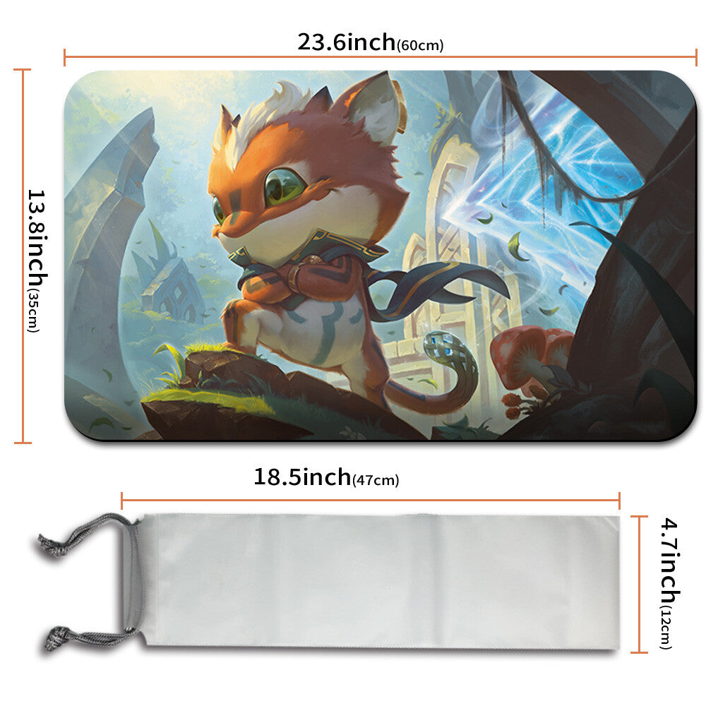 LOOT, EXUBERANT EXPLORER - Magic The Gathering MTG Playmat TCG CCG MTG Playmat Stitched Edge