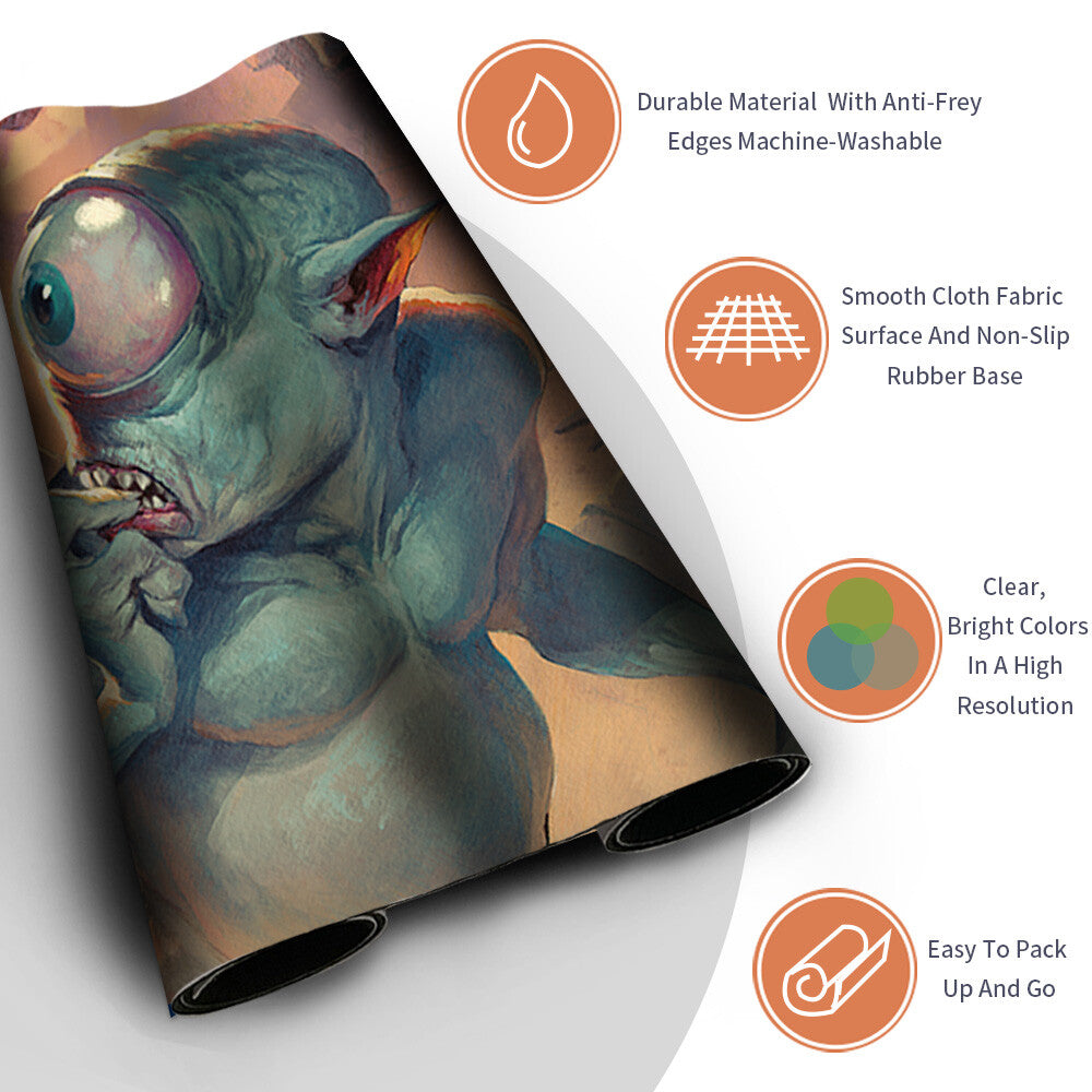 FBLTHP, THE LOST - Magic The Gathering MTG Playmat TCG CCG MTG Playmat Stitched Edge