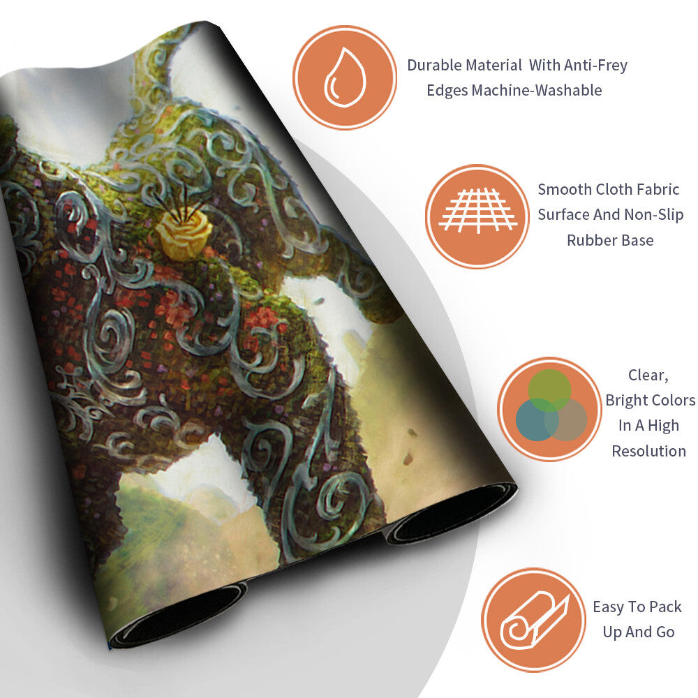 TOPIARY PANTHER - Magic The Gathering MTG Playmat TCG CCG MTG Playmat Stitched Edge