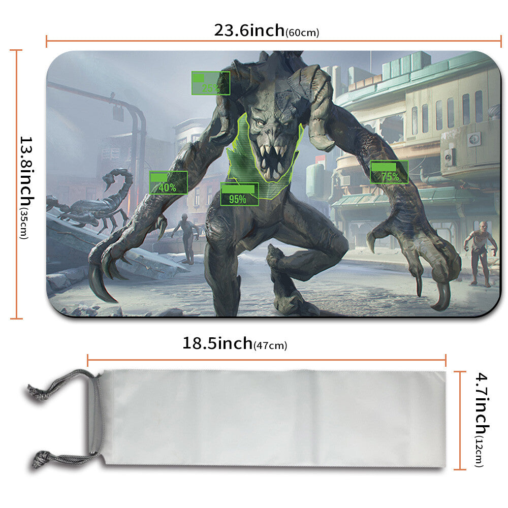 V.A.T.S - Magic The Gathering MTG Playmat TCG CCG MTG Playmat Stitched Edge