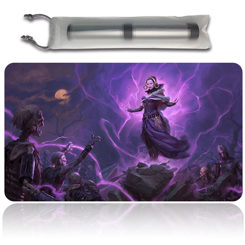 Liliana, the Last Hope - Magic The Gathering MTG Playmat TCG CCG MTG Playmat Stitched Edge
