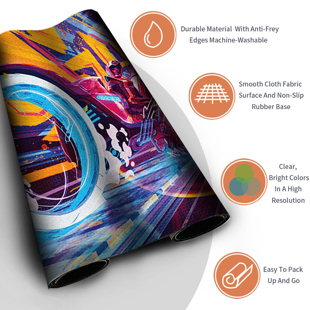 SPOTCYCLE SCOUTER - Magic The Gathering MTG Playmat TCG CCG MTG Playmat Stitched Edge