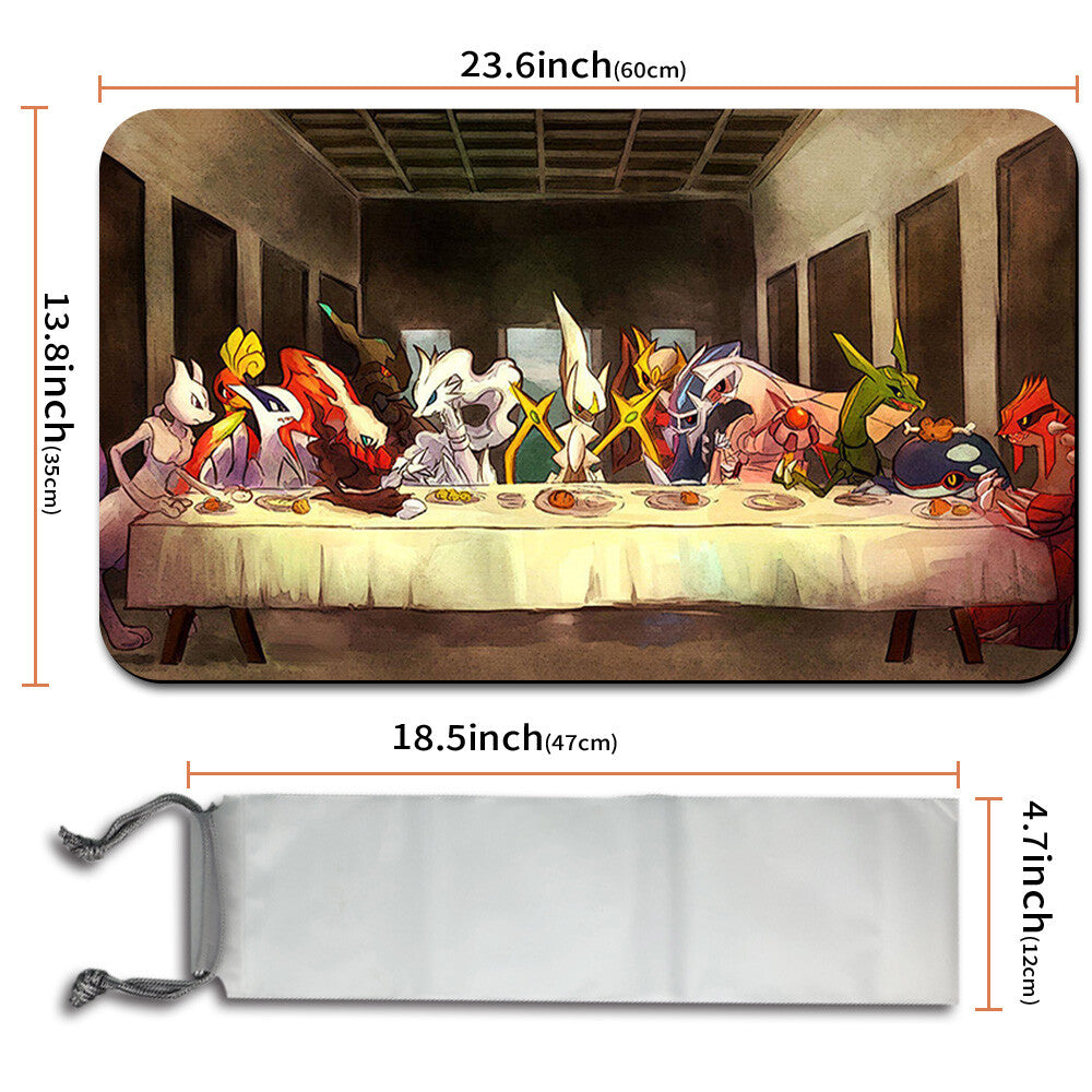 New Pokemon Playmat Stitched Edge with Free Bag | Pokemon TCG Playmat Stitched Edge | 838916