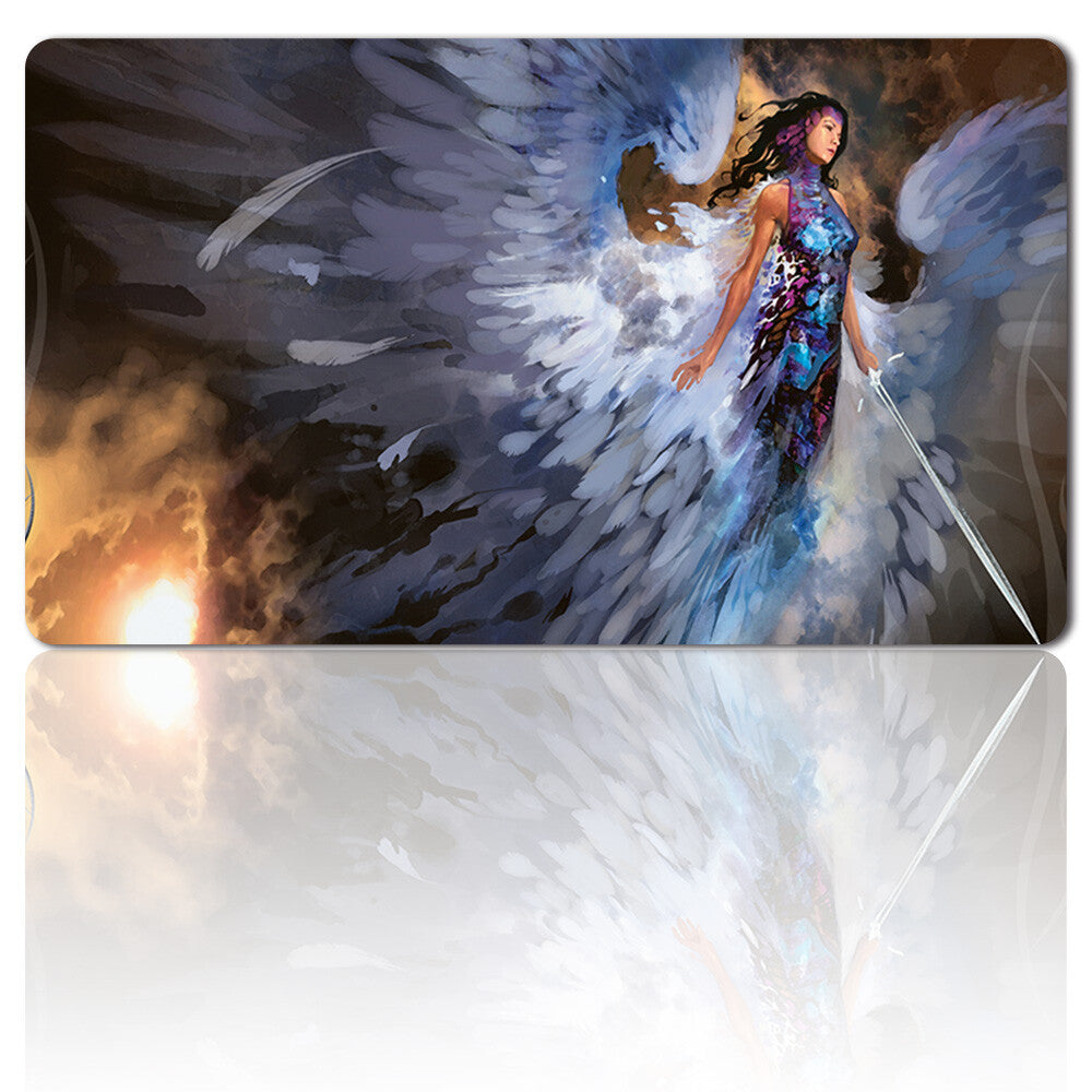 Illusory Angel - Board Game MTG Playmat Table Mat Games Mousepad Play Mat of TCG Stitched Edge