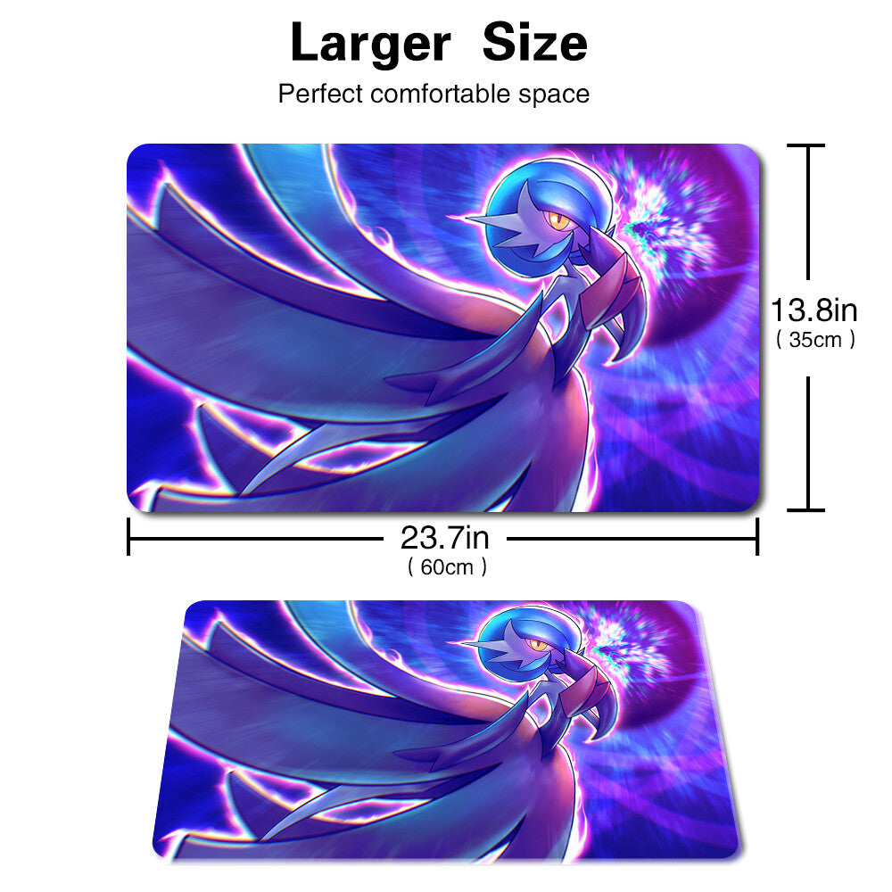 327675 - Board Game Pokemon Gardevoir Playmat Stitched Edge Games Mousepad Play Mat of TCG