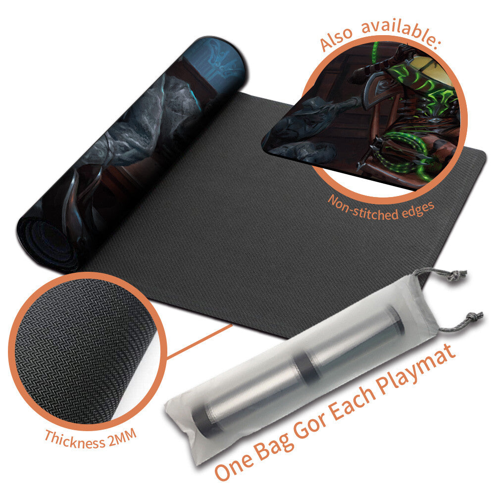 VRASKA, THE SILENCER - Magic The Gathering MTG Playmat TCG CCG MTG Playmat Stitched Edge